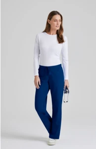 Grey's Anatomy 4245 Women's 4-Pocket Elastic Back Scrub Pant - Picture 1 of 7