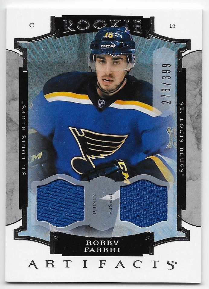 15/16 UD ARTIFACTS ROOKIES BASE JERSEY Hockey /399 (#161-210) U-Pick From List - Image 1 of 1