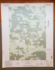 Nushka Lake, Minnesota Original Vintage 1996 USGS Topo Map 27" x 21 5/8" 
