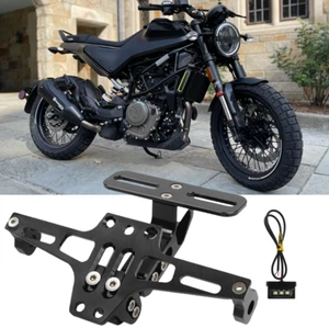 Kennzeichenhalter Lizenz mit LED Rücklicht Für Husqvarna Svartpilen 701 /401 - Bild 1 von 14