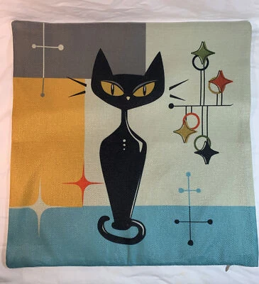 MCM Cat Pillow Cover *Cover Only* - Image 1 of 4