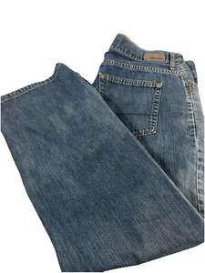 Nautica Jeans Mens Size 42 x 30 Straight Fit Heavyweight Denim Cotton Zip Fly - Picture 1 of 18