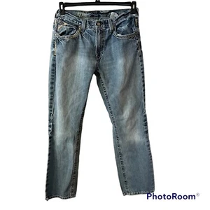 Ariat M5 Slim Straight Men's Blue Jeans Denim 35x36 - Picture 1 of 15