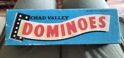 CHAD VALLEY VINTAGE DOMINOES SET DOUBLE SIX LOVELY CONDITION VINTAGE - Image 1 of 4