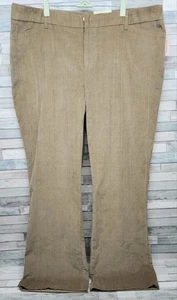 Pantalones de pana Dress Barn para mujer 20W corte exclusivo pantalón pierna talla grande para mujer - Imagen 1 de 10