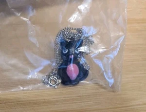 VINTAGE BLUEBIRD TOYS KAWAII COOL CAT NECKLACE - Picture 1 of 1