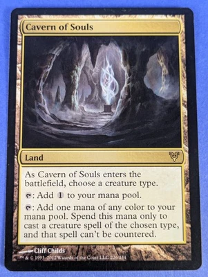 MTG Magic: Avacyn Restored: Cavern of Souls #226/244 Rare - LP - Image 1 of 2