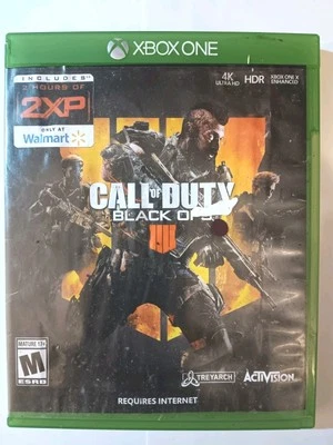 Call of Duty Black Ops 4 + Call of Duty WWII - Microsoft Xbox One *PREOWNED* - Image 1 of 4