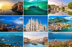 Postkarten Italien Bilder Fotos Souvenirs Rom Neapel Venedig Mailand Toskana - Bild 1 von 10