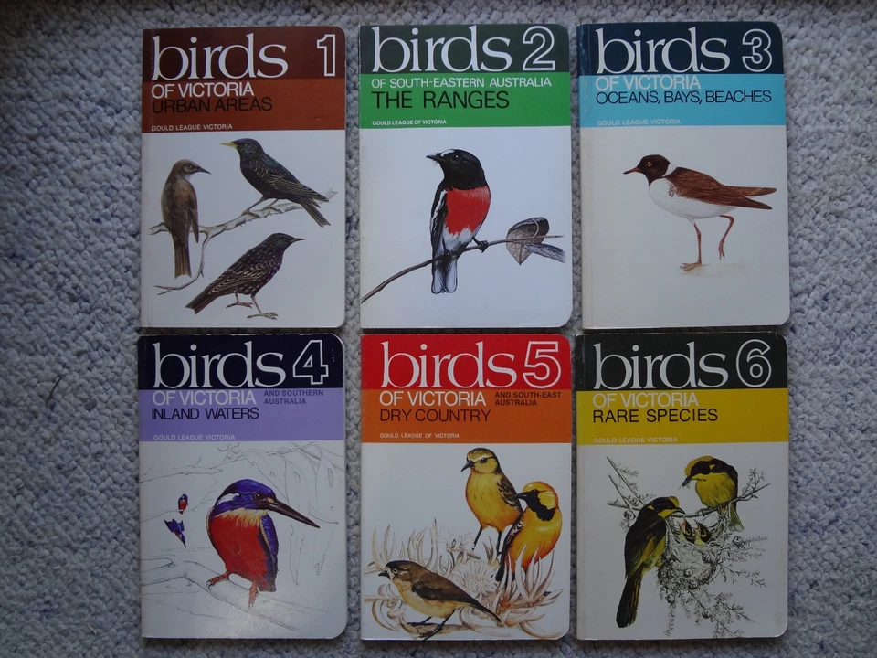 Birds of Victoria Gould League 6 x Small Books  Vintage 1970's - image 1 of 3