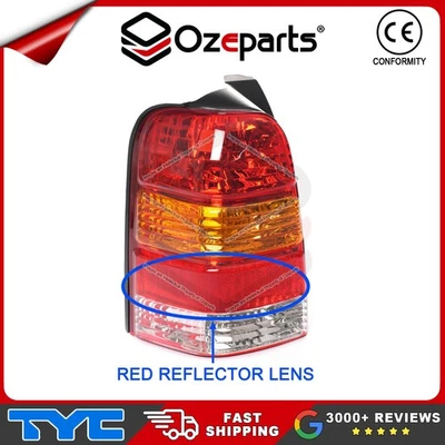 LH LHS Left Hand Tail Light Lamp Red Reflector For Ford Escape ZA ZB 2001~2006 - image 1 of 4
