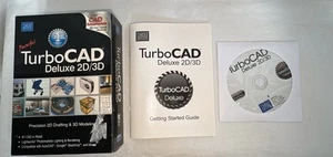 IMSI Design TurboCAD Deluxe 2D/3D Drafting/Modeling Software DVD Windows 7/XP - Photo 1/6