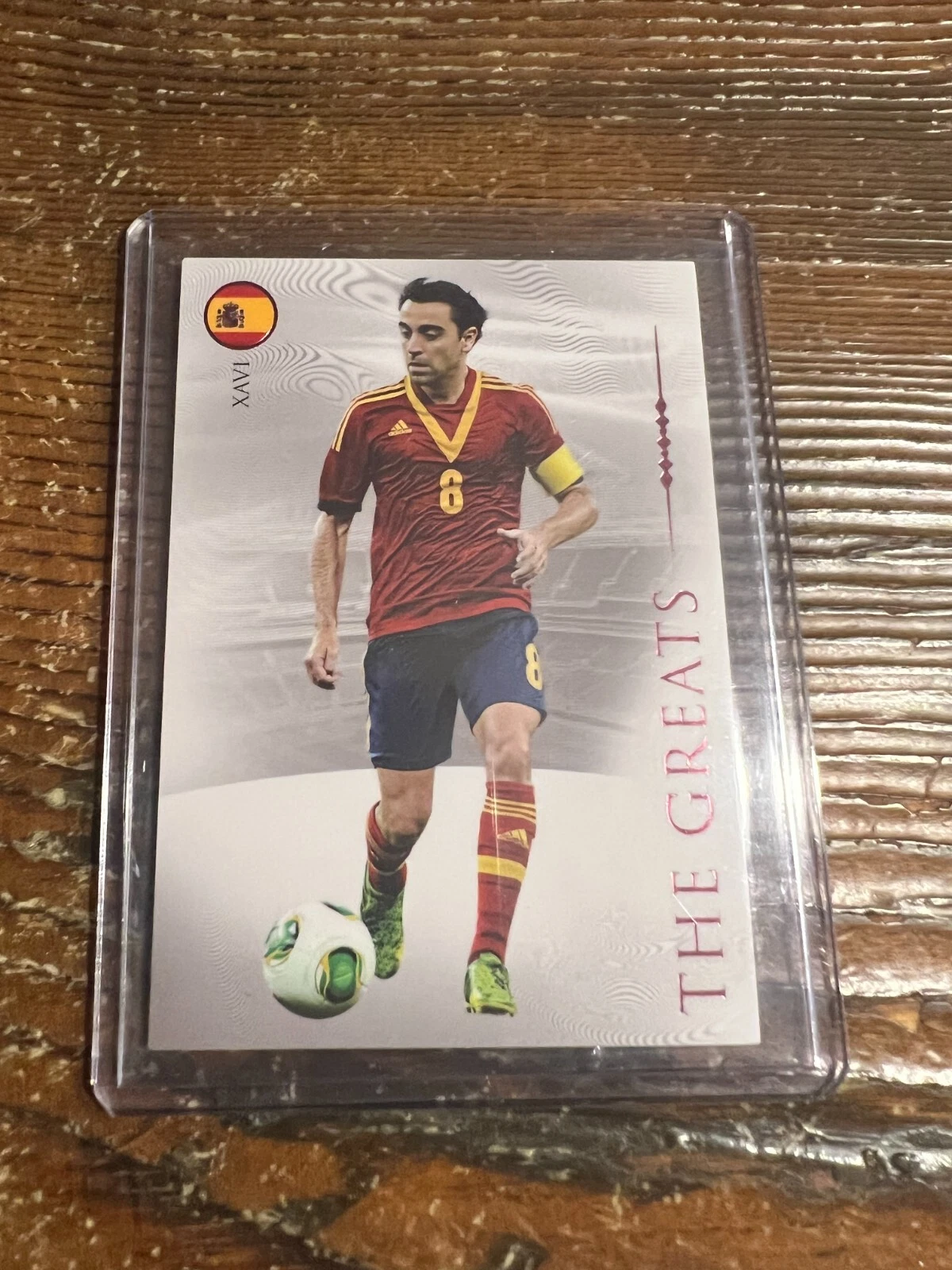 Xavi Hernandez 2024 Futera Unique Nostalgia The Greats Pink /55 Spain