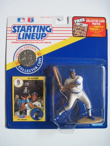 SLU Kenner Starting Lineup MLB Baseball Kansas City Royals 1991 Bo Jackson Cover