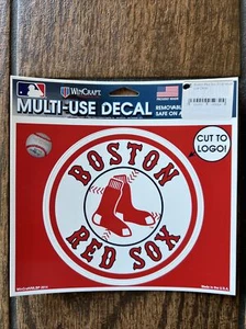 Boston Red Sox’s  5x6 MULTI-USE DECAL PERFECT FOR CAR WINDOWS MLB  LICENSED - Picture 1 of 1