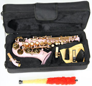 Curved Soprano Saxophone - Barbie Pink - New in Case