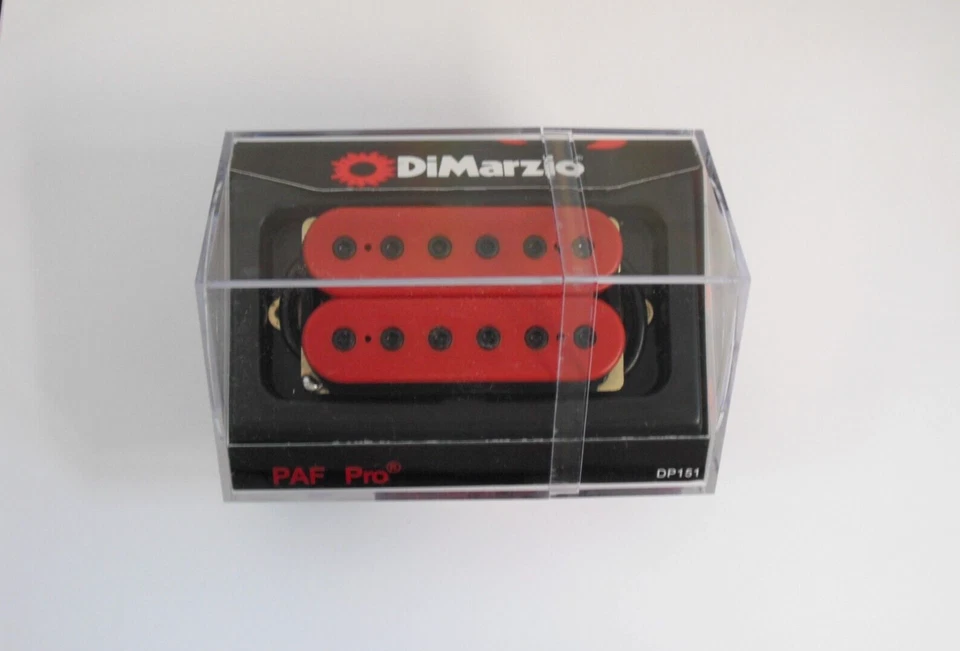 DiMarzio REGULAR SPACED PAF Pro Humbucker Red DP 151 - Image 1 of 1
