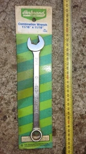 vintage HERBRAND 70022 combination spanner wrench 11/16". made in USA . NEW - Picture 1 of 1