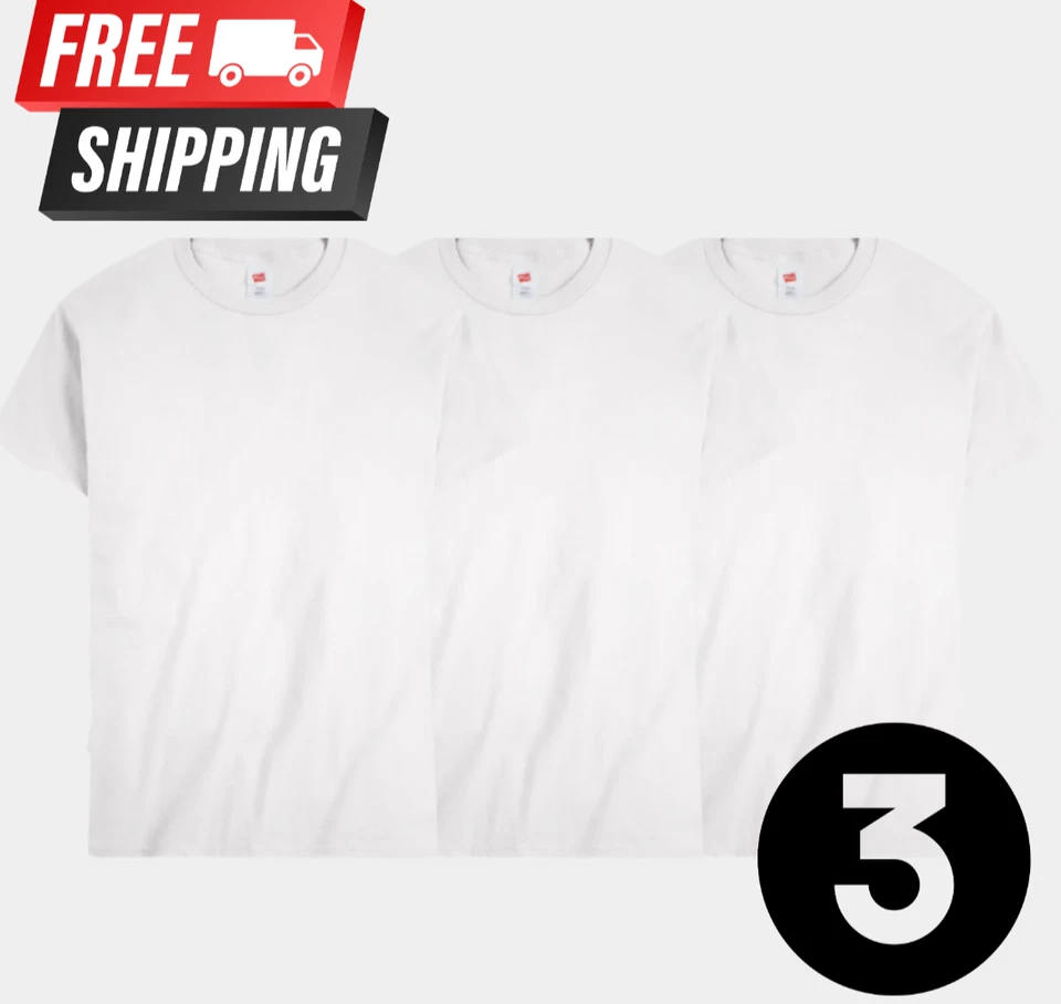 Hanes O5280 Men's Comfortsoft T-Shirt (Pack Of 4)