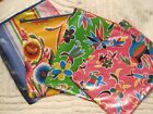 NEW HANDMADE MEXICAN OILCLOTH COSMETIC BAG ART COMPUTER ACCESSORY OTOMI