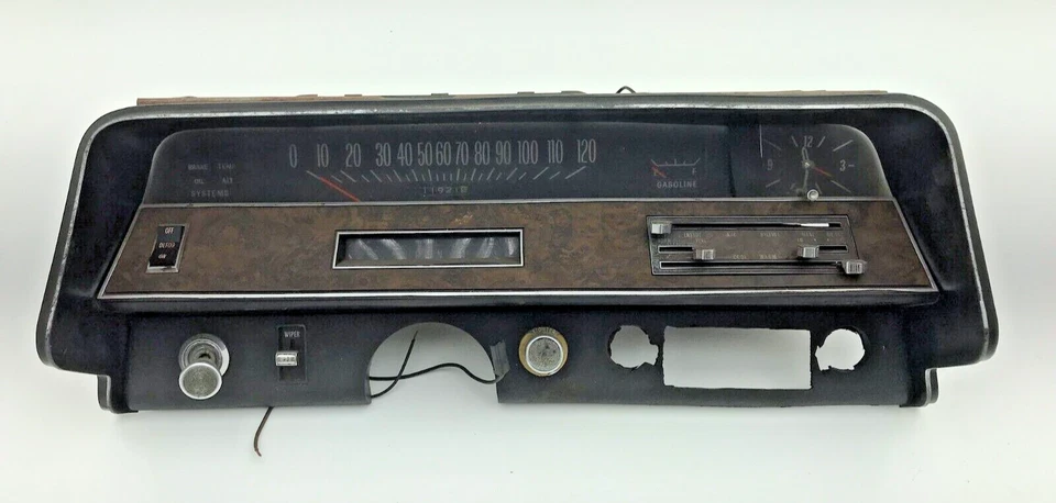 Pontiac Bonneville 1969 70 tablero bisel calibre grupo calentador control limpiaparabrisas interruptor Foto 1 de 4