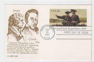 TurtlesTradingPost- Lewis & Clark- Post Card 1981 #UX91 FDC Bazaar Cachet - Picture 1 of 1