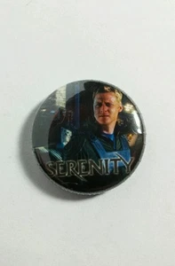 SERENITY FIREFLY ALAN TUDYK WASH BLUE PHOTO MOVIE TV SM 1" PINBACK BUTTON PIN - Picture 1 of 2