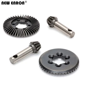 43T/12T AXI252007 Steel Helical Differential Ring Pinion Gear For AXIAL 1/6 SCX6 - Picture 1 of 19