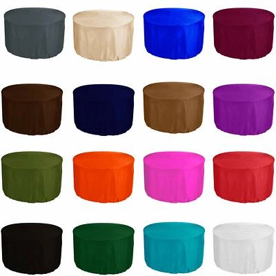 KAUFPIRAT Tarpaulin Round Sun Island Garden Table Furniture Hood Cover Protective Cover