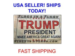 Trump 2024 Keep America Great President Donald MAGA 3x5 Flag USA White Flags - Picture 1 of 1