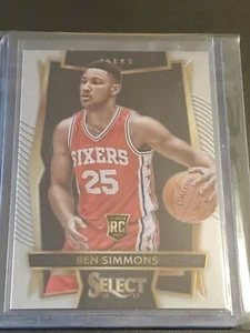 2016-17 Panini Select Ben Simmons Rookie Card Base 76ers RC #60 Non Auto - Picture 1 of 1