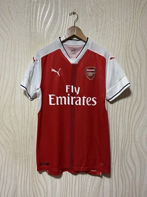 ARSENAL LONDON 2016 2017 HOME SHIRT JERSEY PUMA 749712 sz L #12 OZIL - Image 1 of 4