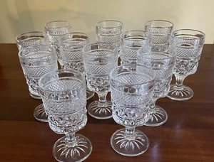 Anchor Hocking Wexford 12 Claret Wine Juice 5 oz Goblets  Clear USA - Picture 1 of 2