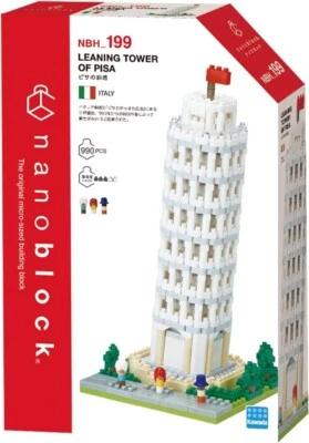 Nanoblock Leaning Tower Of Pisa 990pcs Kawada NBH_199 New Toy Block from Japan - Image 1 of 4