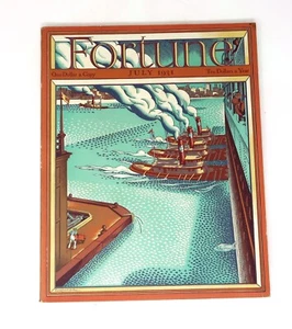 Vintage 1931 July Fortune Magazine Volume lV Number 1 - Excellent Condition - Imagen 1 de 12