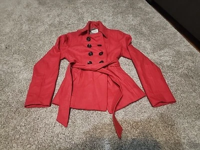 Old Navy Womens Size Small Wool Blend Lined Pea Coat - Image 1 of 4