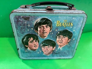 1965 The BEATLES Metal LUNCH BOX - Aladdin - Picture 1 of 7