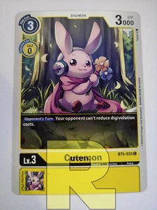 2x Cutemon ® BT5-033 C ® Comune ® Digimon ® Inglese - Picture 1 of 1