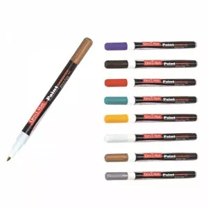 10PC Paint Marker Pens Permanent Art Rock Metal Glass Pebble Waterproof - Silver - Picture 1 of 7