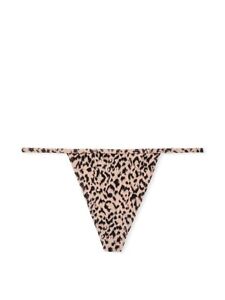 NWT Victoria's Secret - Stretch Cotton V-String Panty - sz M - Leopard Medium