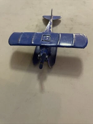 TOOTSIE TOYS UX214 AERO DAWN BLUE SEAPLANE 1930s VINTAGE AERO PLANE U.S.A MADE - Image 1 of 4