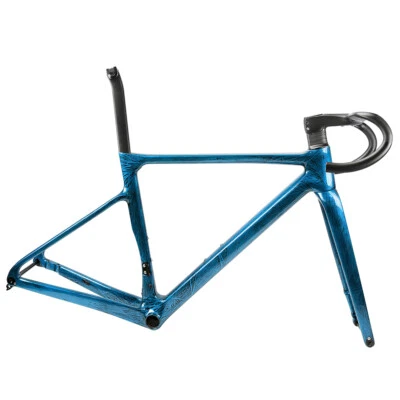 Cuadro de bicicleta de carretera de carbono AIRWOLF T1100 Aeroad bicicleta de escalada cristal 700*38c Foto 1 de 4