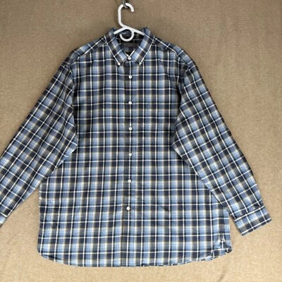 Daniel Crémieux Signature Men Size XL Check Cotton Long Sleeve Casual Shirt - Image 1 of 4