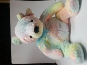 Ty 2001  Tye Dyed Bear 13" Plush Soft Toy Stuffed Animal - Picture 1 of 4