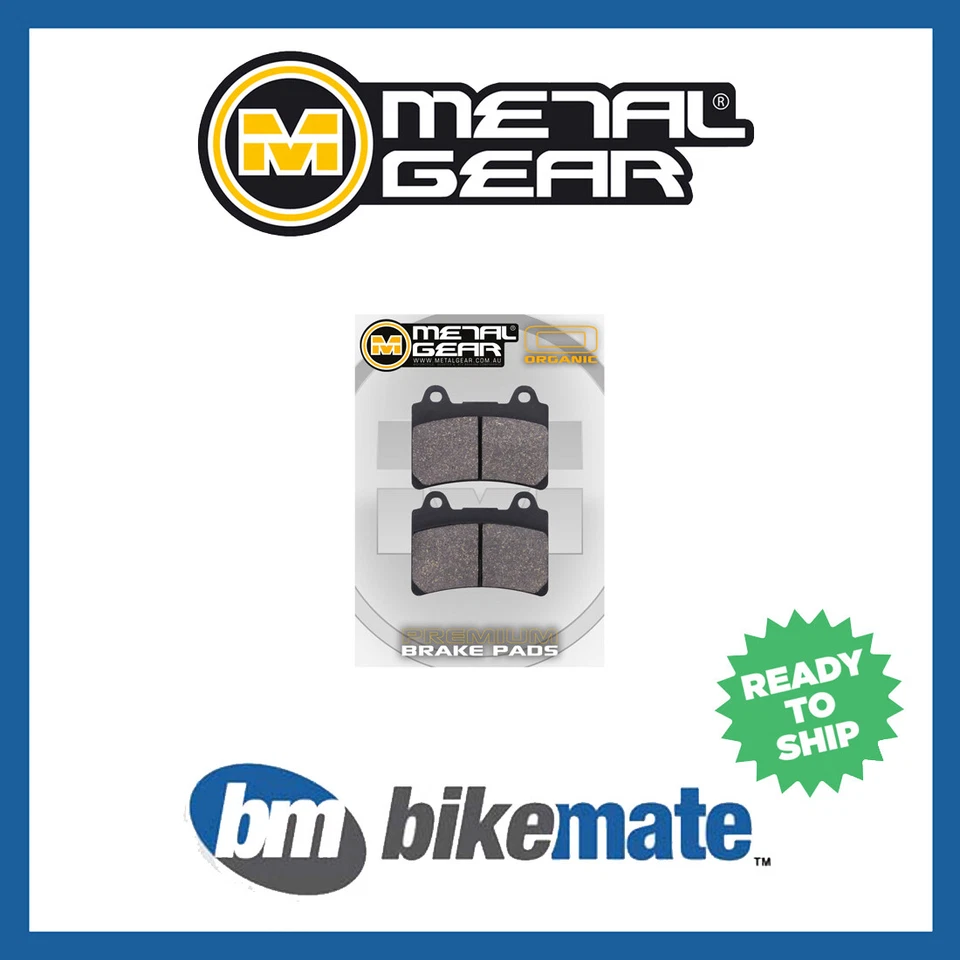 Organic Brake Pads Rear for YAMAHA XV 1600 Road Star 1999 2000 2001 2002 Foto 1 de 1