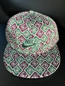 NEU Nike SB Skateboarding Fitted 7 3/8 Mütze Kappe Vintage All Over Print Dead Stock - Bild 1 von 3