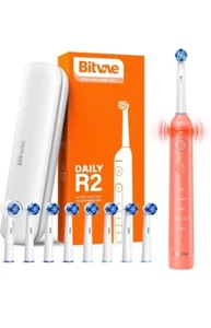 Bitvae R2 Rotating Electric Toothbrush for Adults with 8 Brush Heads, 5 Modes... - Picture 1 of 9