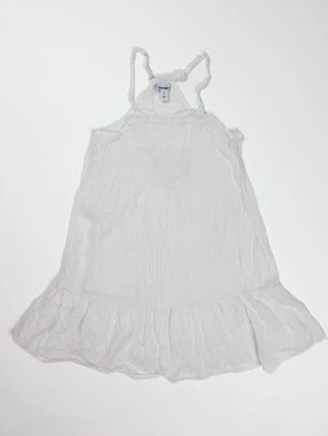 Old Navy White Cotton Sleeveless Casual Sun Dress Girl's Size Small - Image 1 of 4