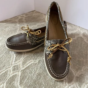 Sperry Top-Sider Angelfish Bootsschuh Damen 11M Halbschuh Animal-Print Leder NEU - Bild 1 von 11