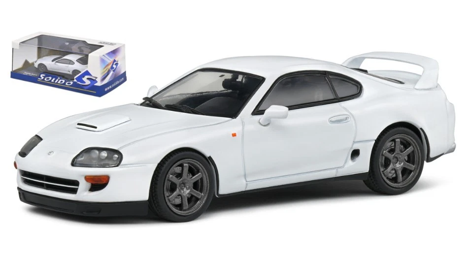 Modellino auto scala 1:43 Solido TOYOTA SUPRA MK.4 2001 WHITE diecast modelli... - Immagine 1 di 1